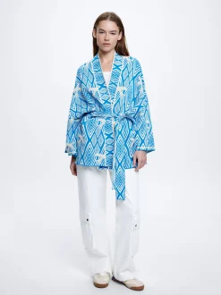 Jacquard Cardigan With Belt|Parfois Clearance