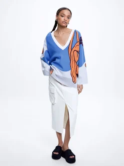 Jacquard Knit Sweater|Parfois Clearance