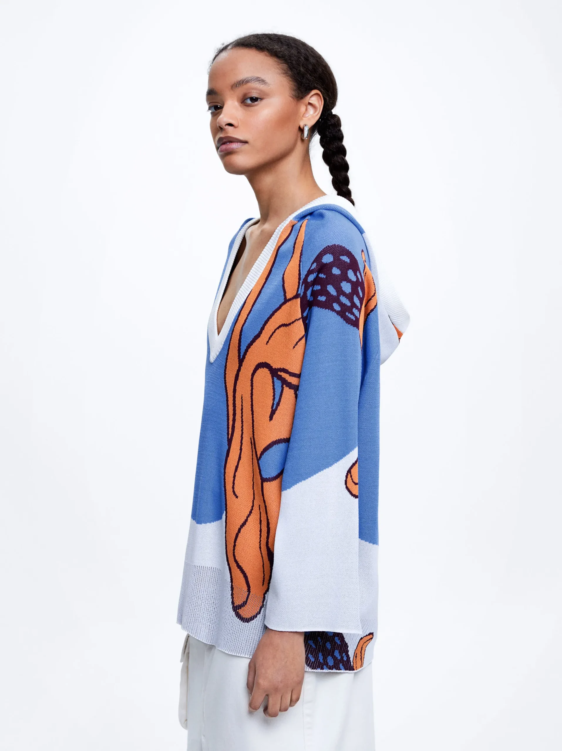 Jacquard Knit Sweater|Parfois Clearance