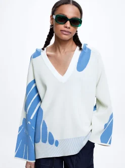 Jacquard Knit Sweater|Parfois Store