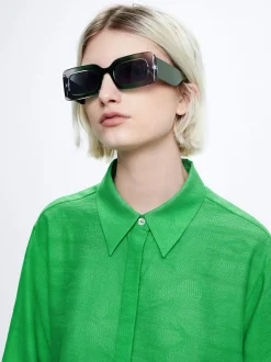 Jacquard Short-Sleeved Shirt|Parfois New