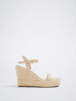 Jute Wedge Sandals|Parfois Fashion