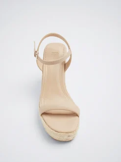 Jute Wedge Sandals|Parfois Fashion