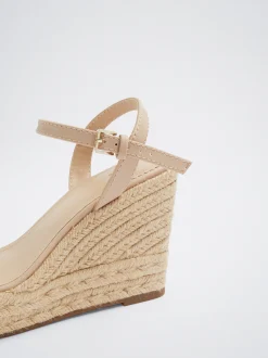 Jute Wedge Sandals|Parfois Fashion