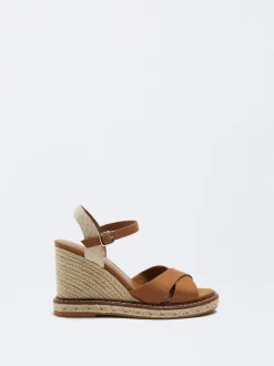 Jute Wedge Sandals|Parfois Flash Sale