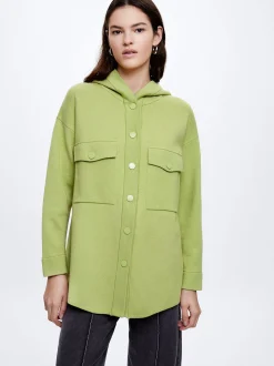 Knit Overshirt With Pockets|Parfois Online