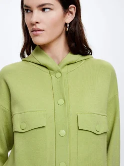 Knit Overshirt With Pockets|Parfois Online
