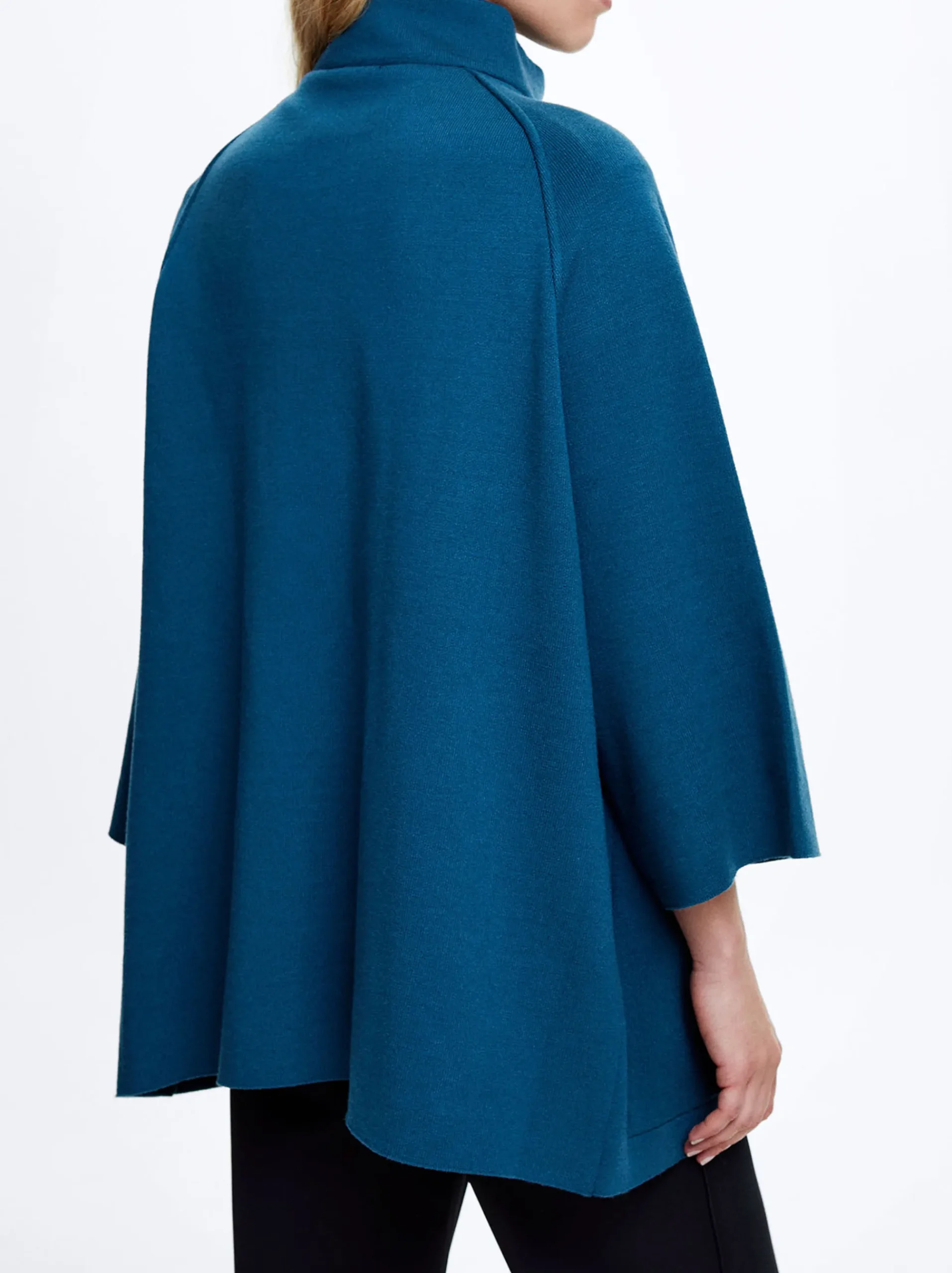 Knit Poncho With High Neck|Parfois Best Sale
