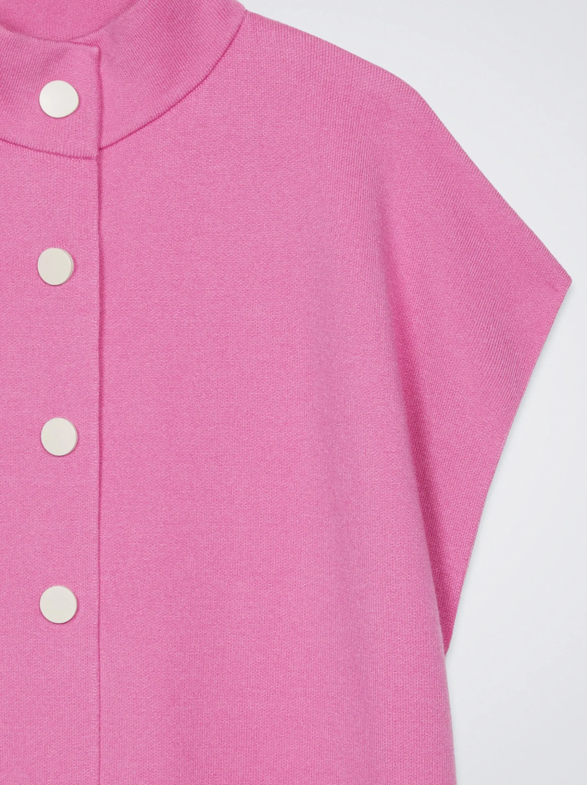 Knit Short-Sleeved Poncho|Parfois Sale