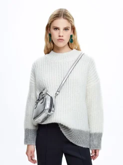 Knit Sweater With Color Block|Parfois Cheap