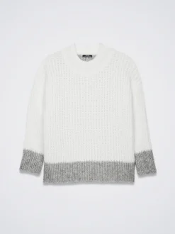 Knit Sweater With Color Block|Parfois Cheap
