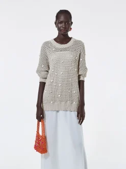 Knit Sweater With Sequins|Parfois Best Sale