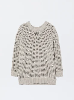 Knit Sweater With Sequins|Parfois Best Sale