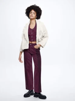 Knitted Cardigan With Fringes|Parfois New