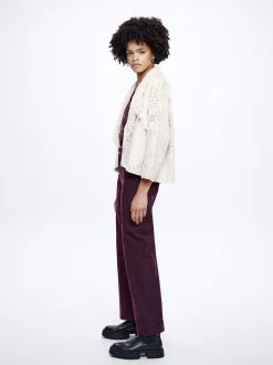 Knitted Cardigan With Fringes|Parfois New