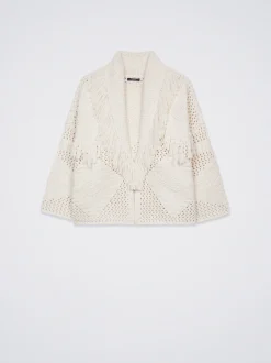 Knitted Cardigan With Fringes|Parfois New