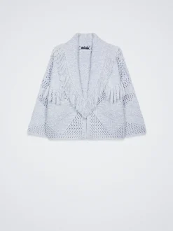 Knitted Cardigan With Fringes|Parfois Flash Sale
