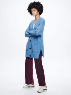 Knitted Cardigan With Pockets|Parfois Best Sale