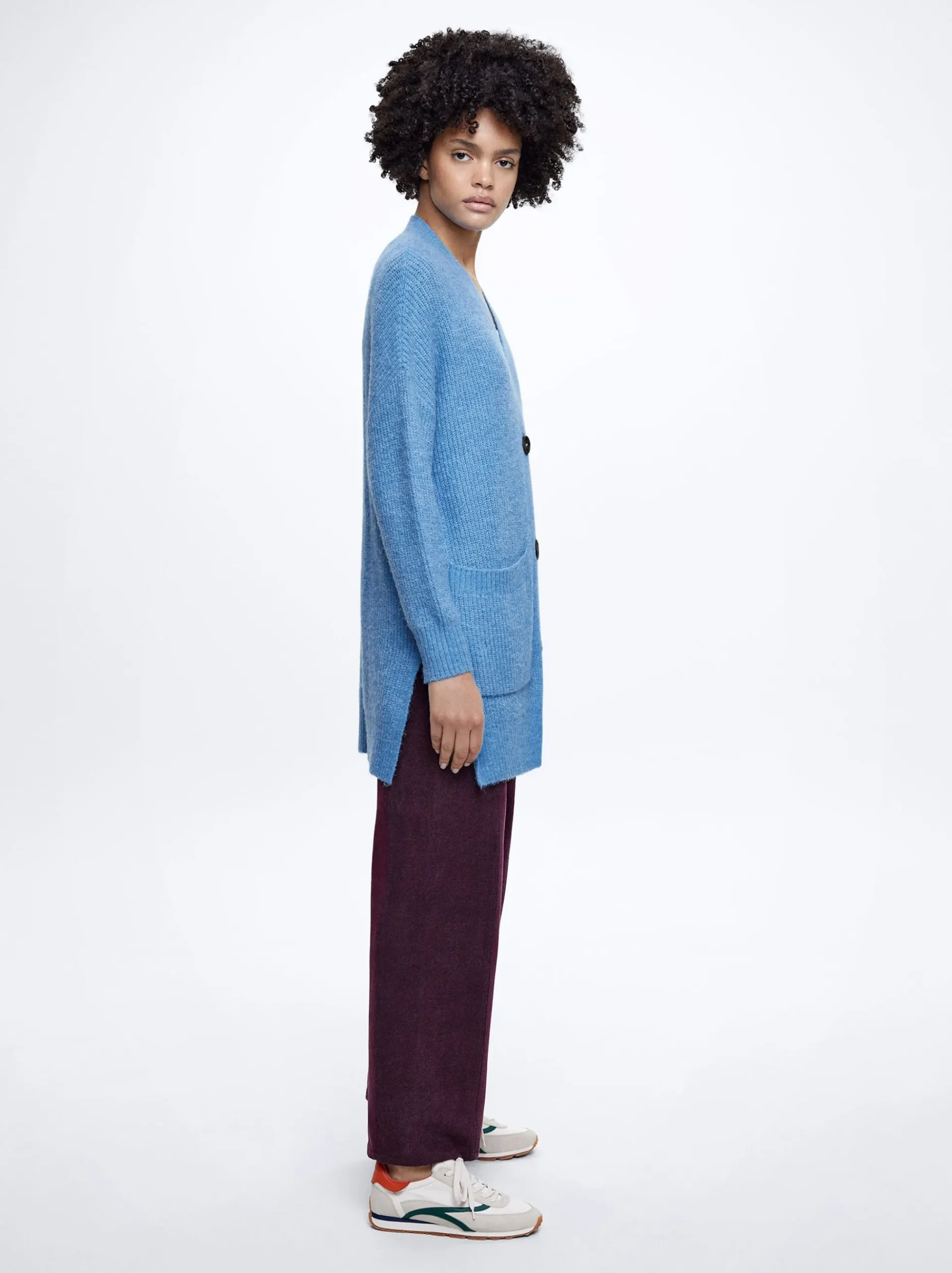Knitted Cardigan With Pockets|Parfois Cheap