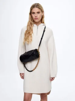 Knitted Dress With Hood|Parfois Fashion