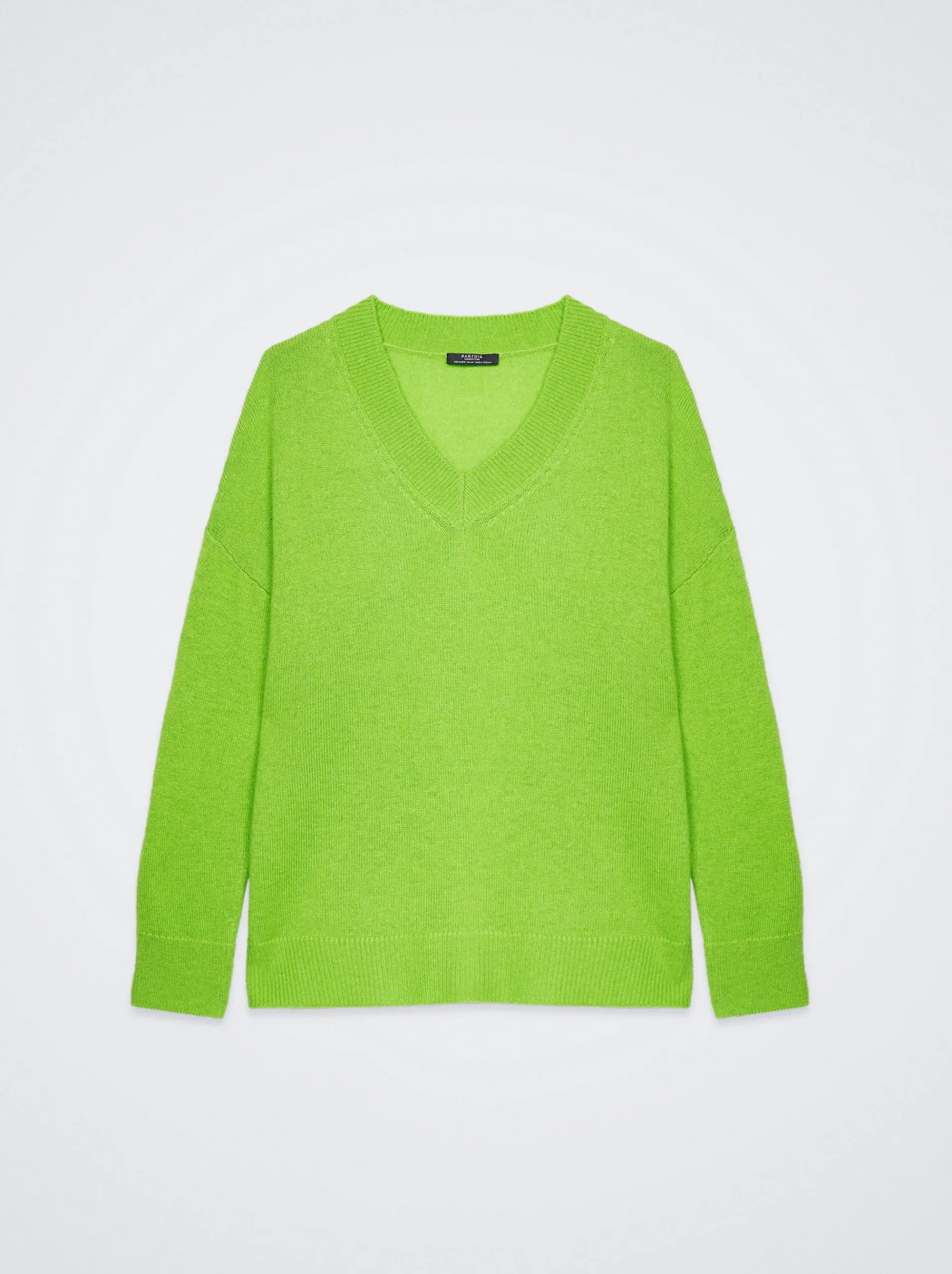 Knitted V-Neck Sweater|Parfois Flash Sale