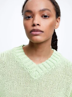 Knitted V-Neck Sweater|Parfois Online