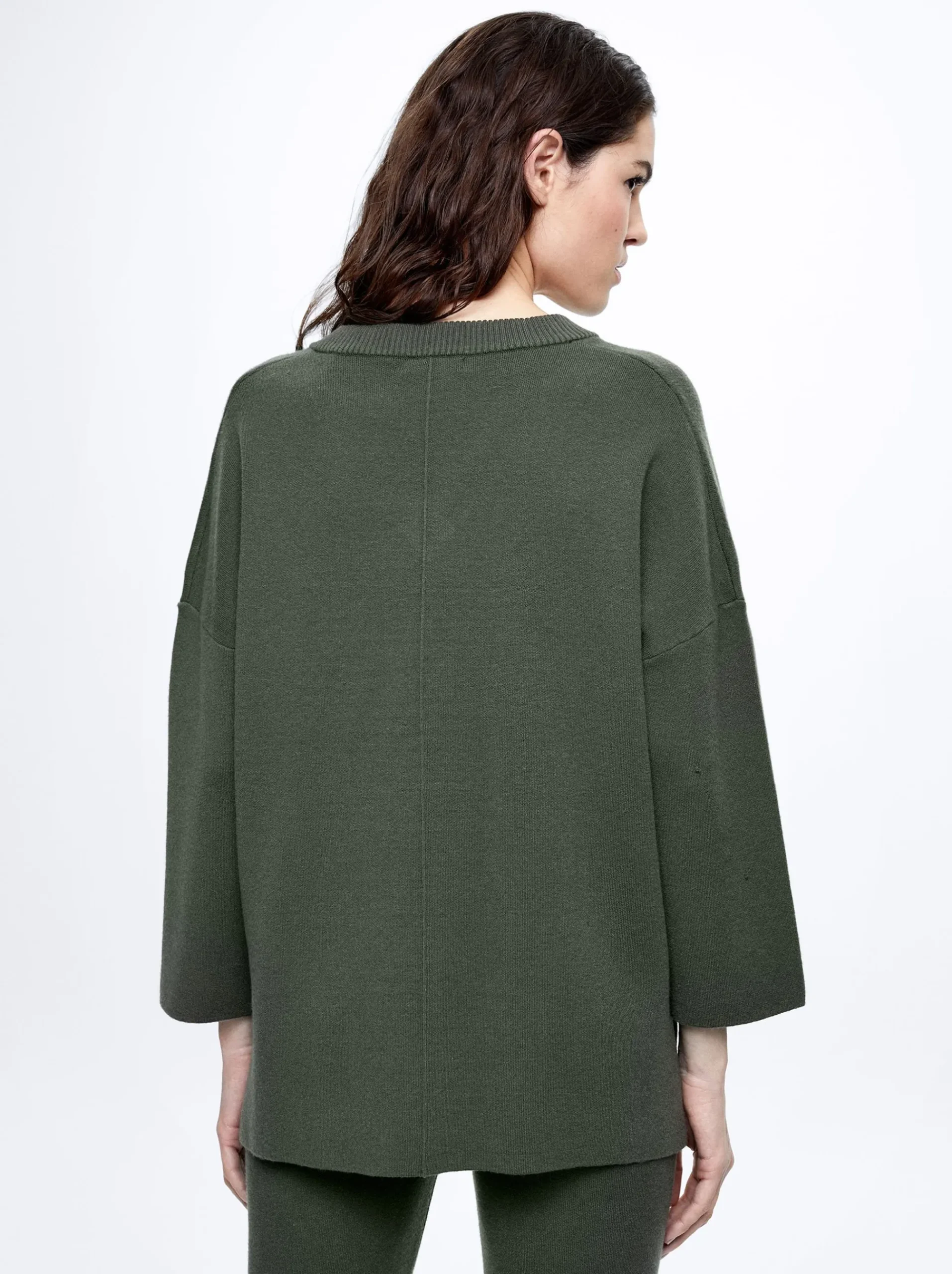 Knitted V-Neck Sweater|Parfois Shop