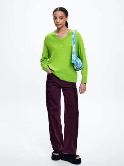 Knitted V-Neck Sweater|Parfois Best Sale