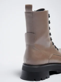 Laces Military Boots|Parfois Store