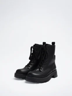 Laces Military Boots|Parfois Online