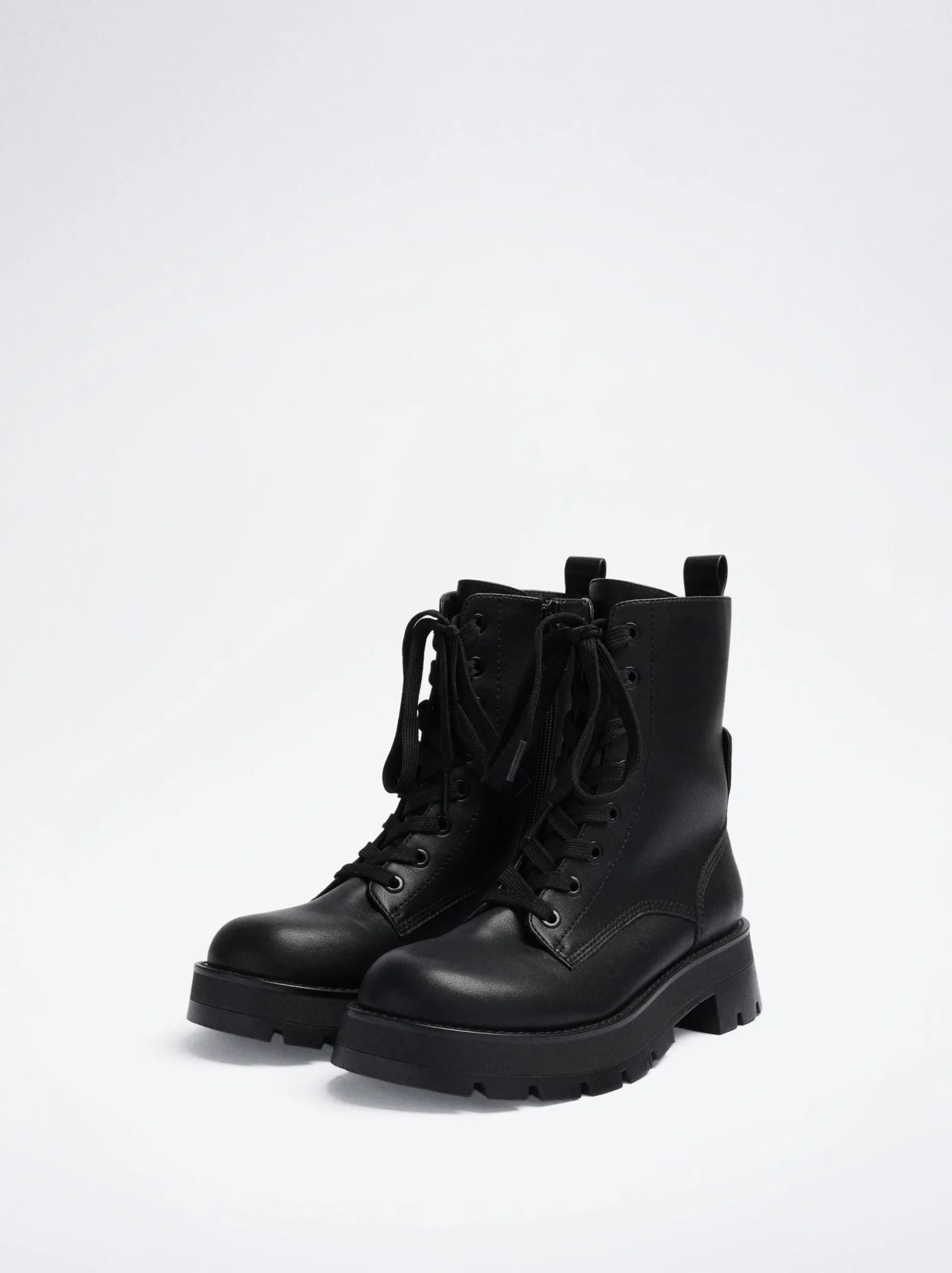 Laces Military Boots|Parfois Online