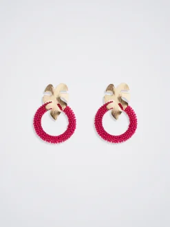 Leaf Earrings With Beads|Parfois New