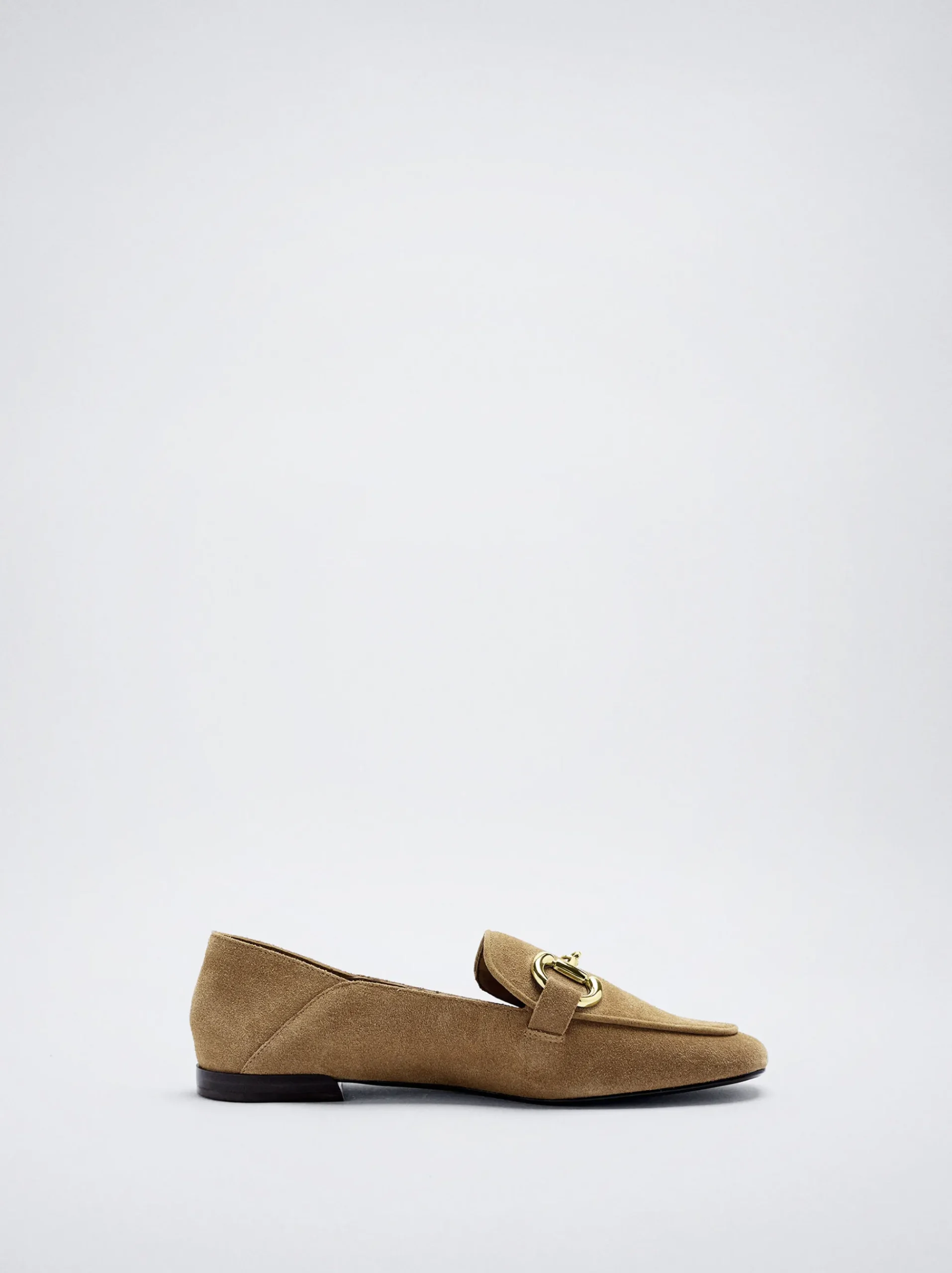 Leather Loafers With Buckle|Parfois Cheap