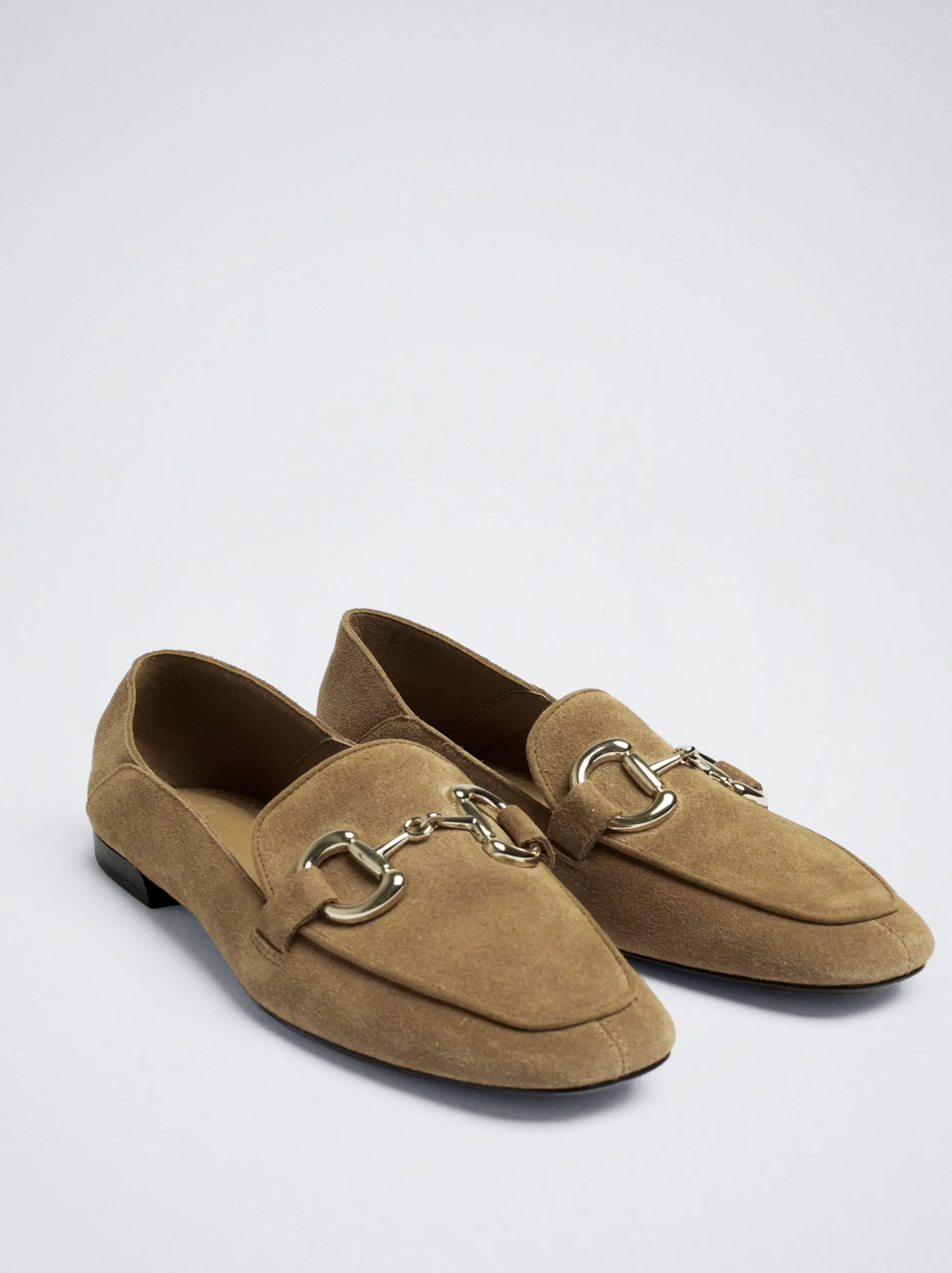 Leather Loafers With Buckle|Parfois Cheap