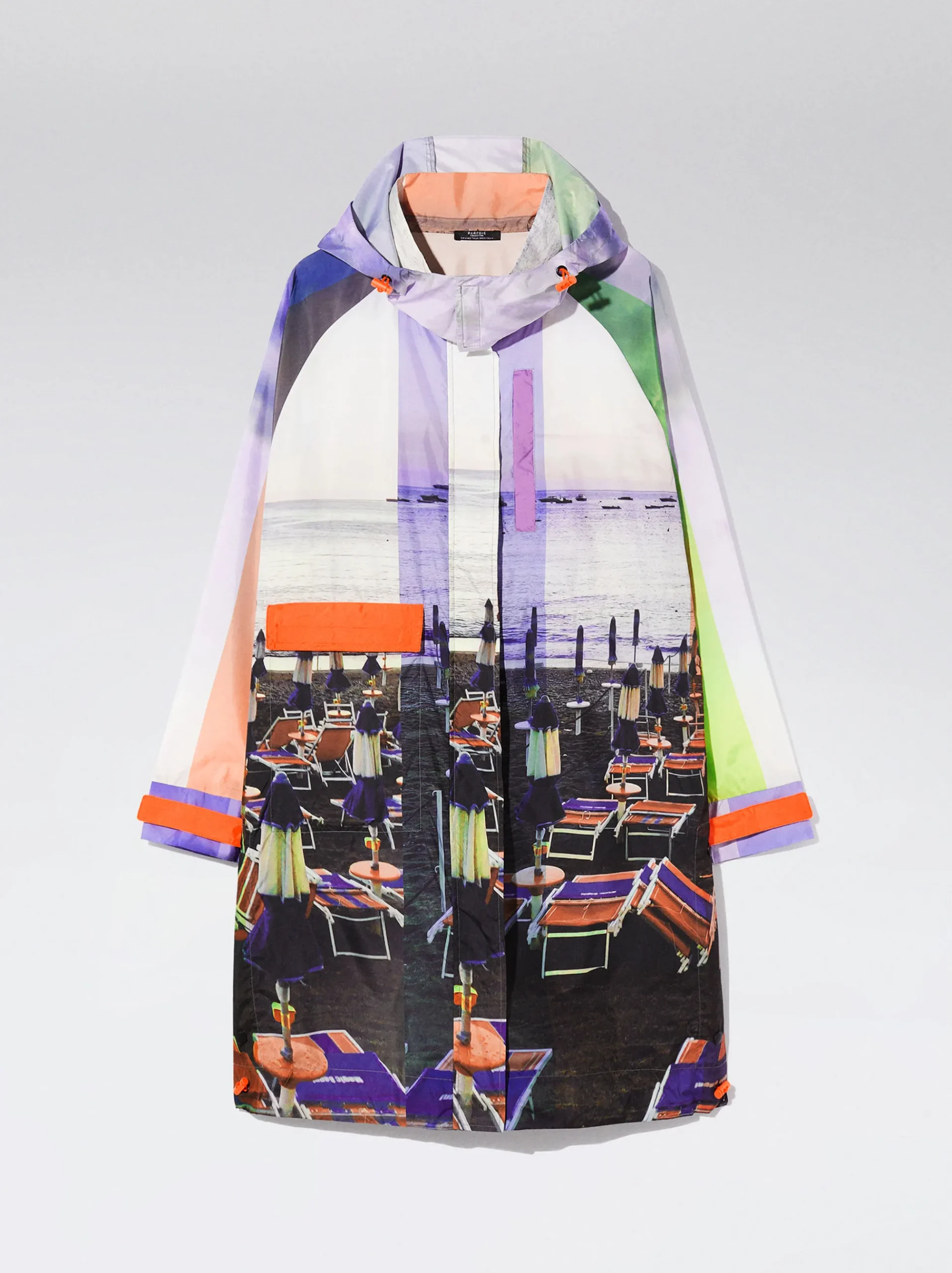 Light Printed Parka With Hood|Parfois Online