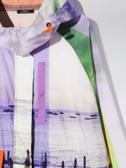 Light Printed Parka With Hood|Parfois Online
