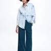 Linen Wide Leg Pants|Parfois Sale