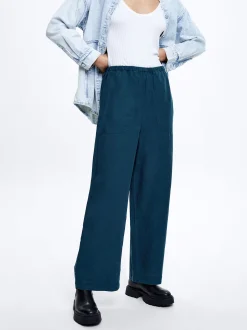 Linen Wide Leg Pants|Parfois Sale