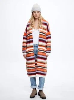 Long Knitted Cardigan With Pockets|Parfois Best Sale