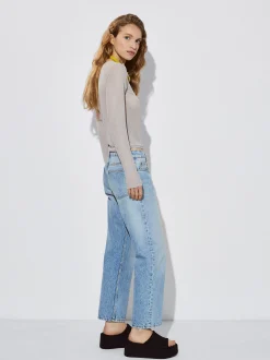 Long Sleeve Mesh Top|Parfois Outlet