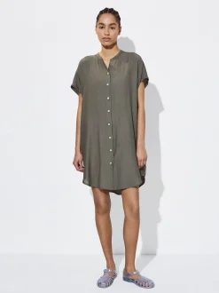 Loose-Fitting Shirt Dress|Parfois Cheap