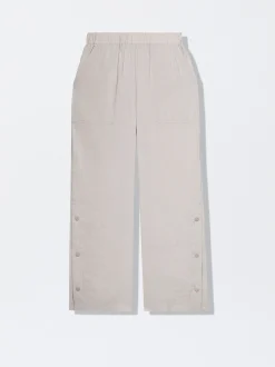 Loose-Fitting Trousers With Buttons|Parfois Shop