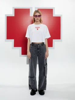 Love Cropped T-Shirt|Parfois Online