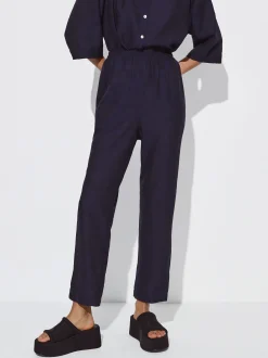Lyocell Pants With Elastic Waistband|Parfois Cheap