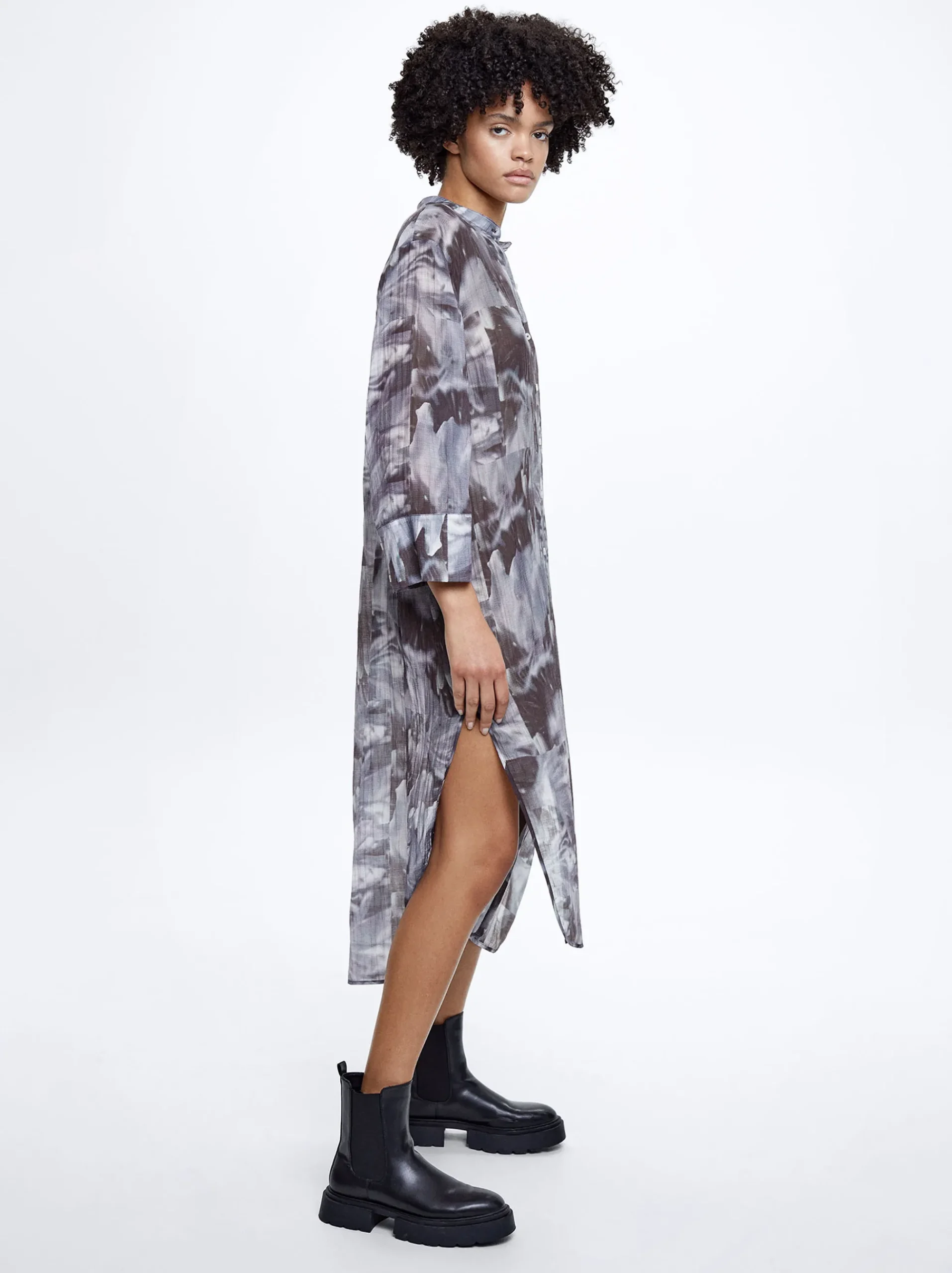 Lyocell Printed Dress|Parfois Best
