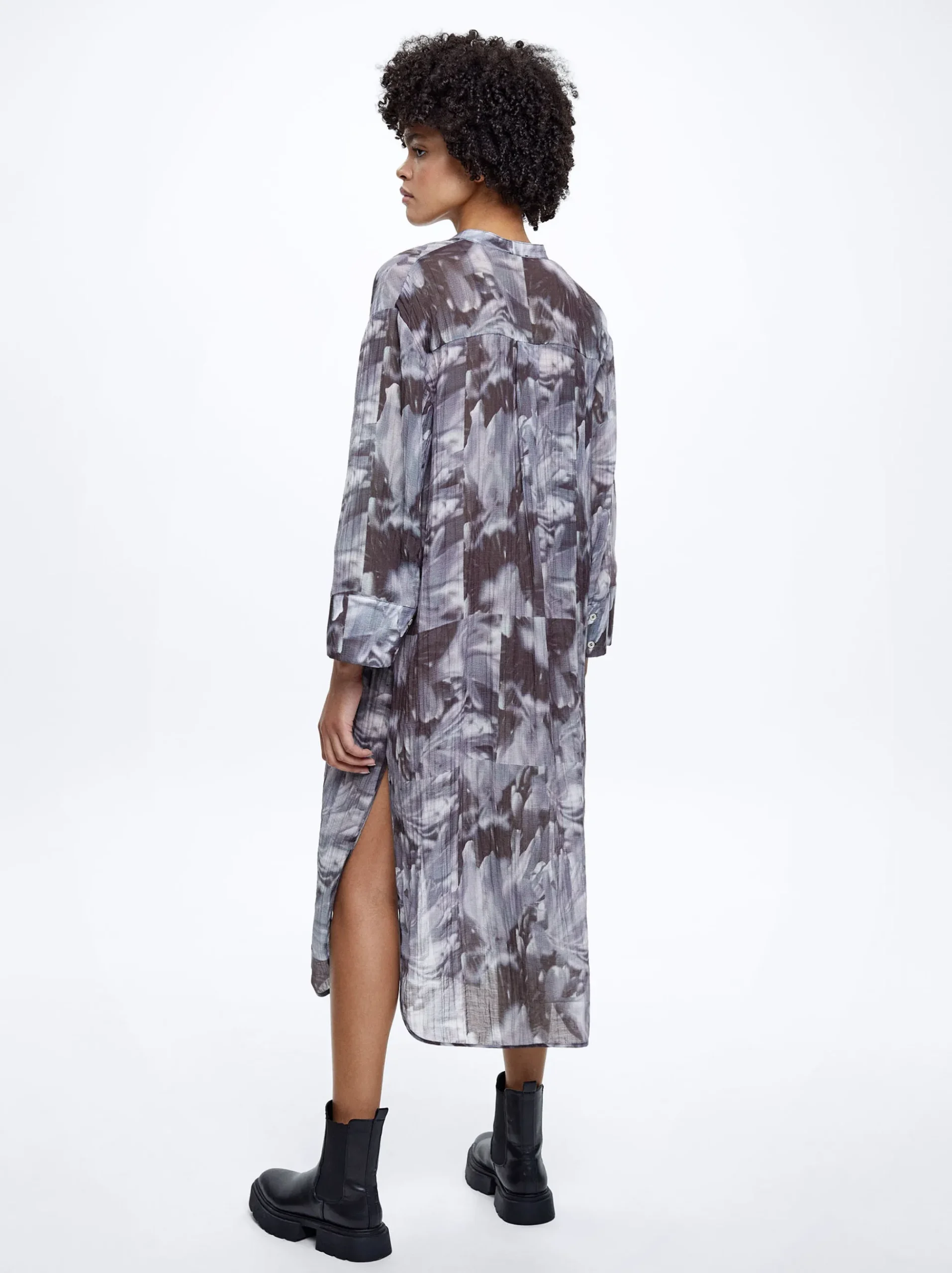Lyocell Printed Dress|Parfois Best