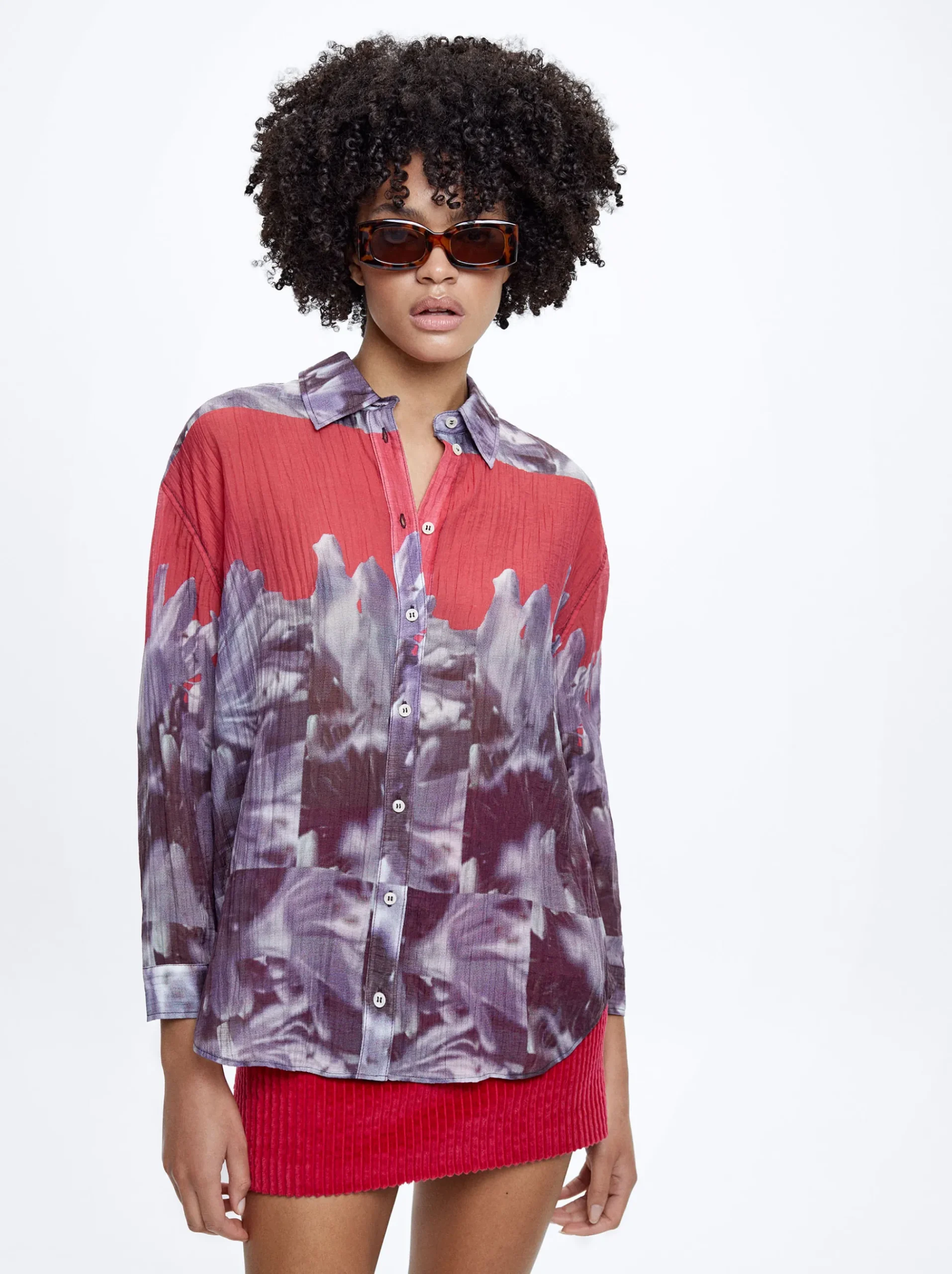 Lyocell Printed Shirt|Parfois Discount