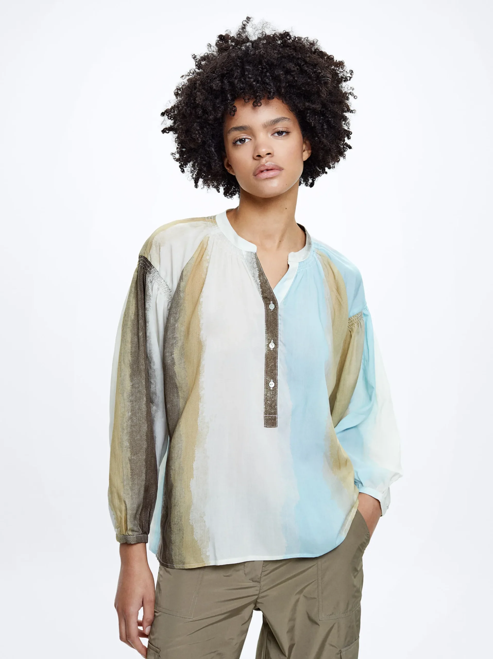 Lyocell Printed Shirt|Parfois Clearance