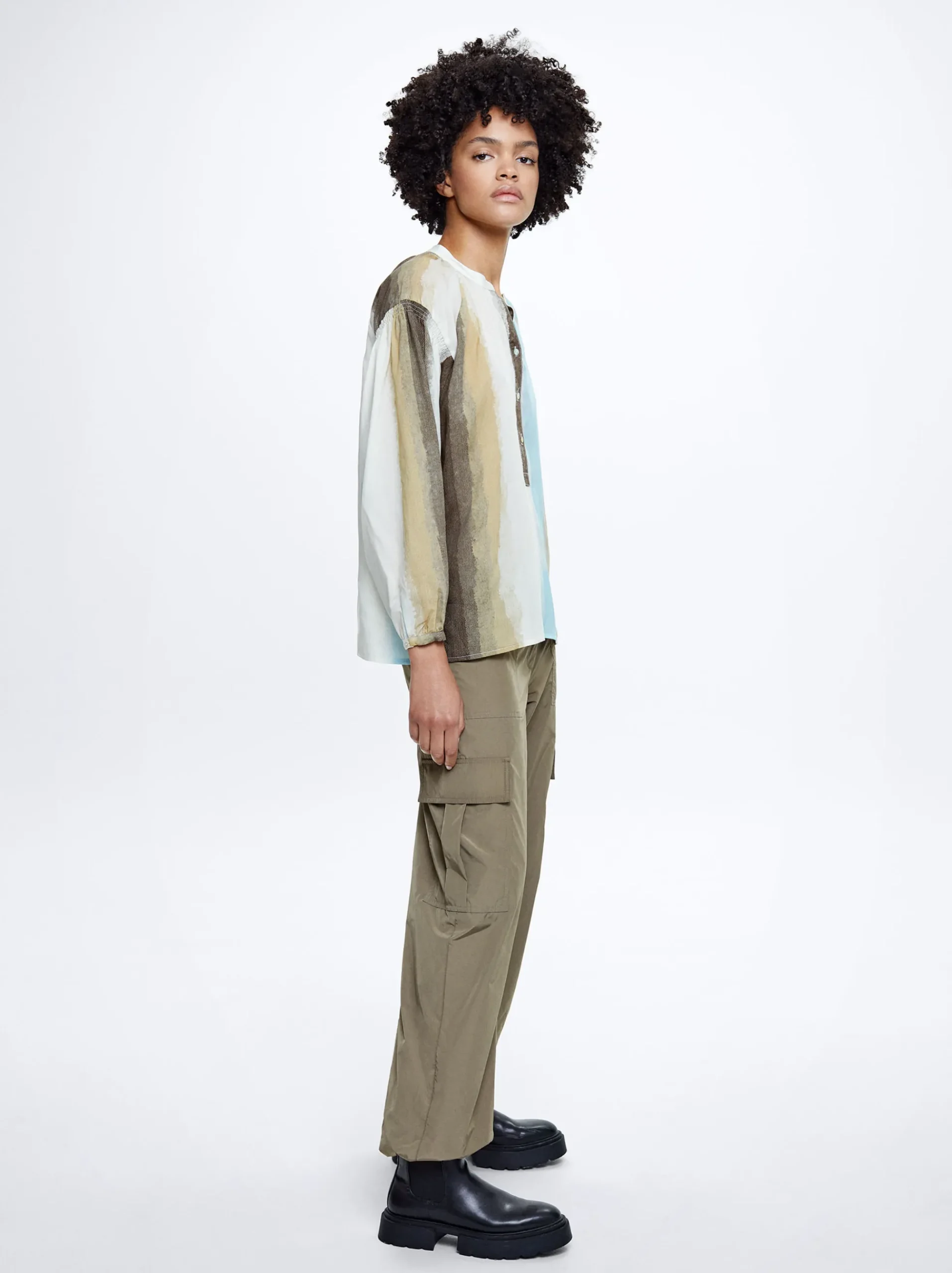 Lyocell Printed Shirt|Parfois Clearance