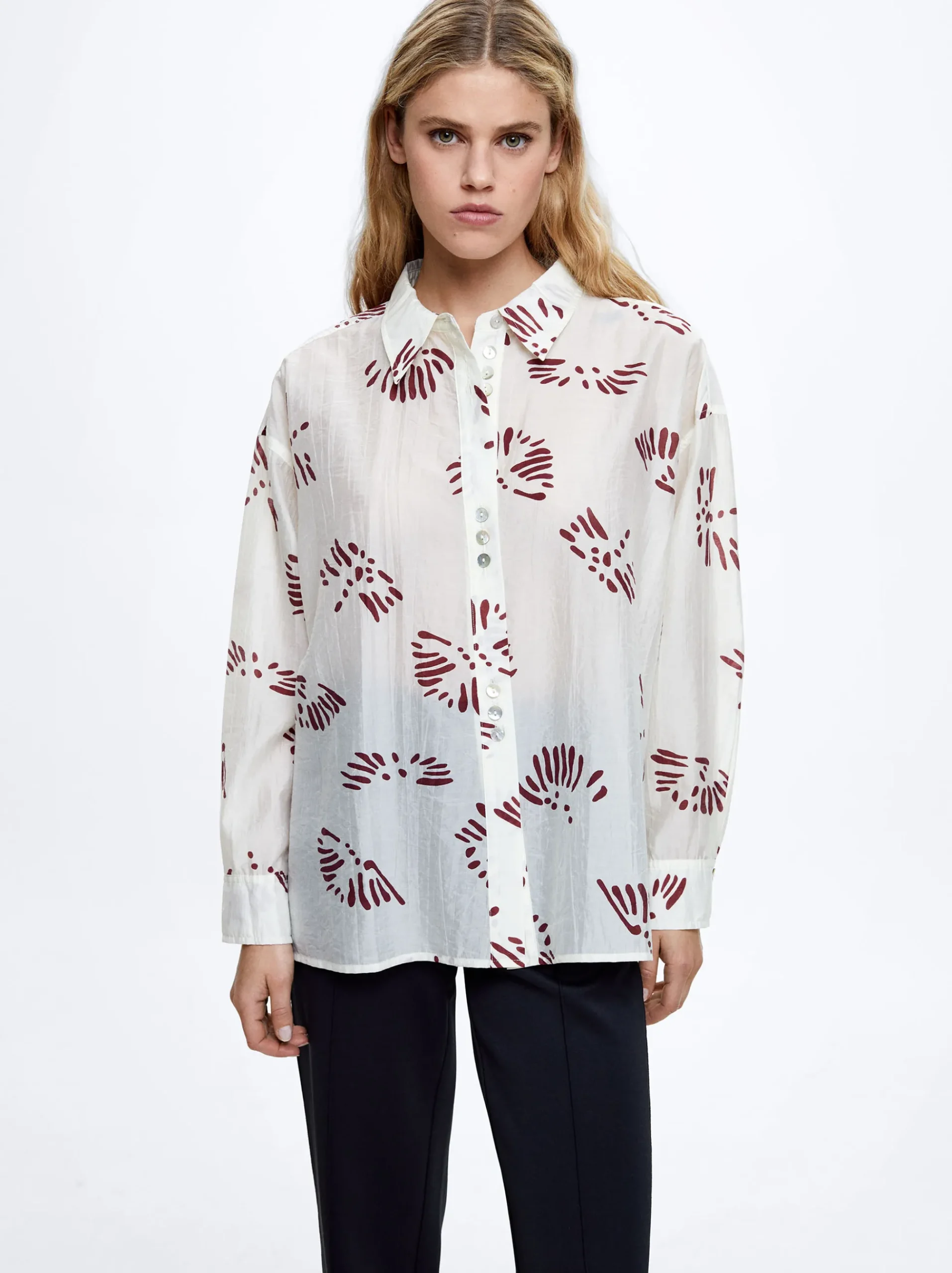 Lyocell Printed Shirt|Parfois Outlet